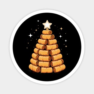 Christmas Tree Lumpia Filipino Spring Rolls Magnet